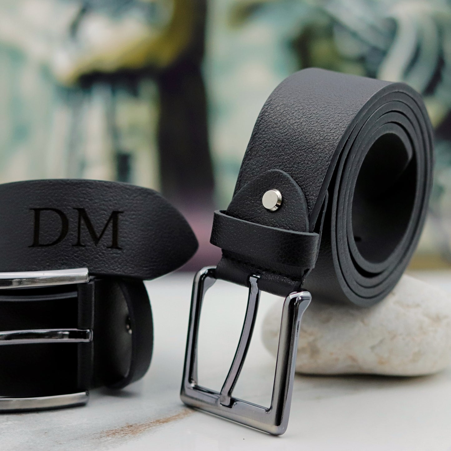 Black Genuine Leather Belt