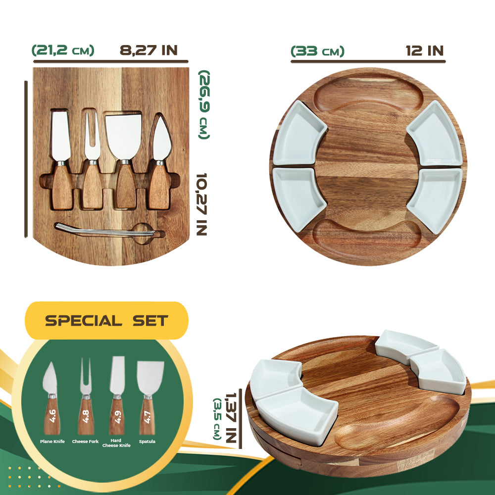 Personalized Acacia Charcuterie Board
