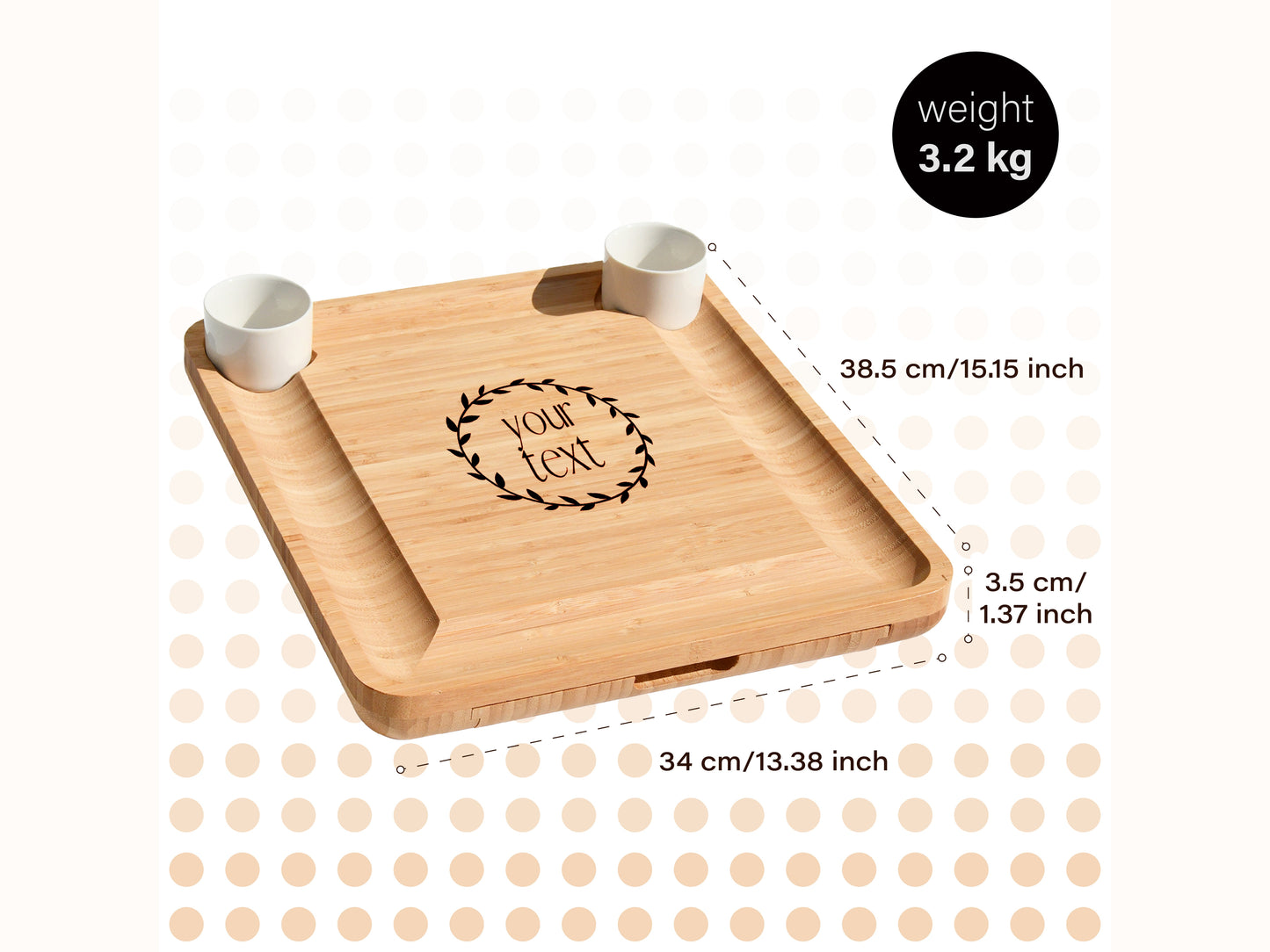 Bamboo Cheese Board