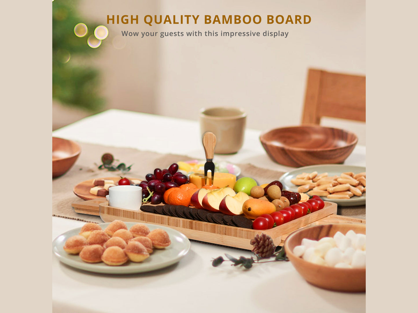 Bamboo Cheese Board