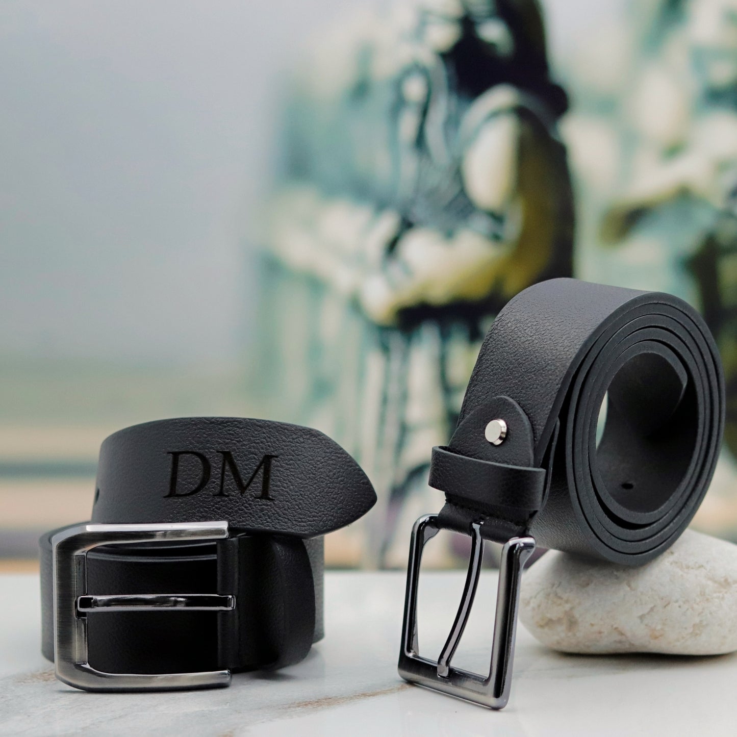 Black Genuine Leather Belt