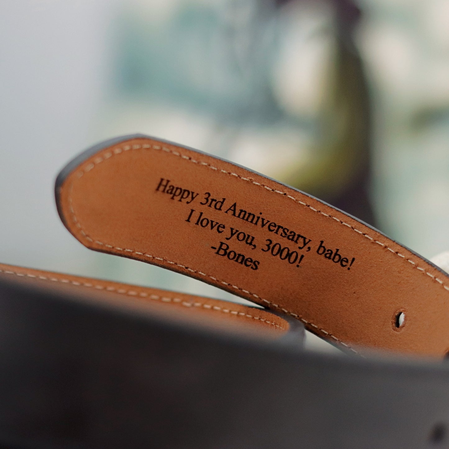 Black Leather Belt