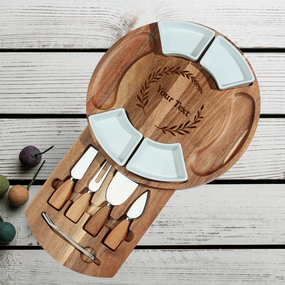 Personalized Acacia Charcuterie Board